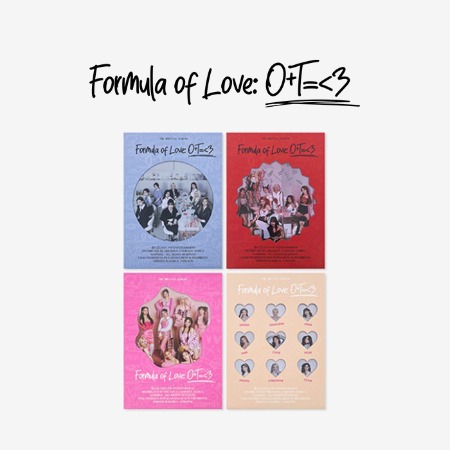 The 3rd Album [Formula of Love: O+T=<3] (FULL OF LOVE Ver.) Photobook +  CD-R + Index Photo Paper + Scientist Cards + DIY Sticker + Break Scratch  Card
